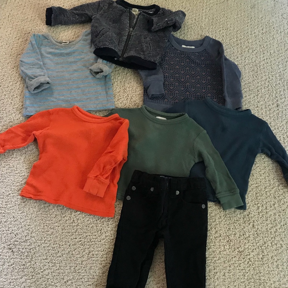 Lot of PEEK Little Peanut baby boy clothes